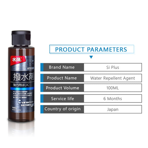 Water Repellant Glass Coating Agent