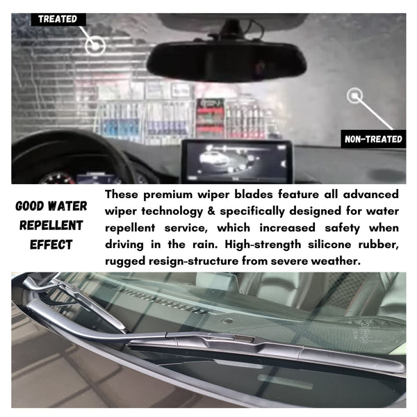 Windshield Silicone Wiper Blade (DS) Pack of 1