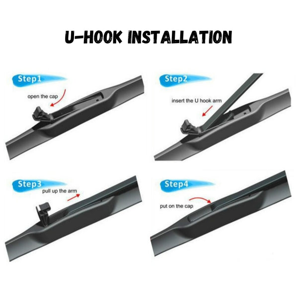 Windshield Silicone Wiper Blade (DS) Pack of 1