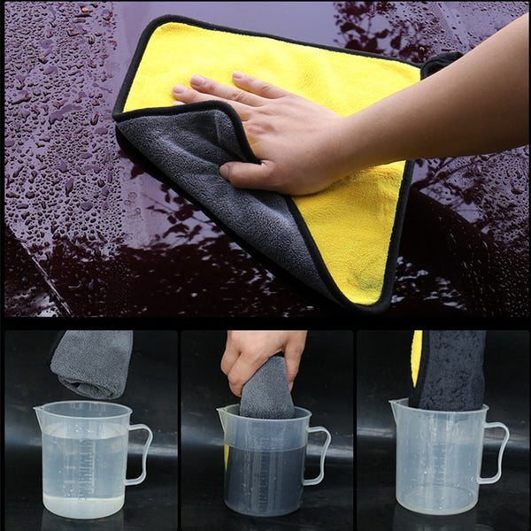 Microfiber Car Washing Towel | Detailing Wash Cloth | Car Grooming Interior Cleaning Rag