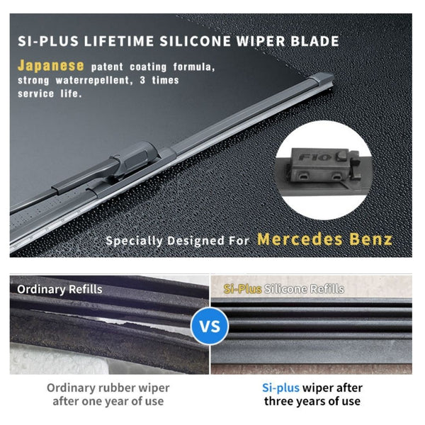 Windshield Silicone Wiper Blade (Mercedes) Pack of 1