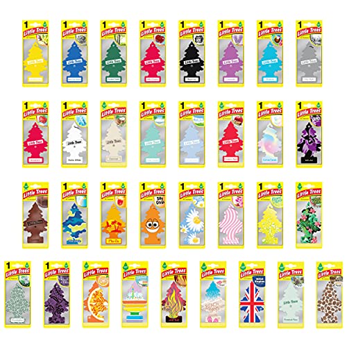 LITTLE TREES Car Air Freshener | Hanging Paper Tree for Home or Car | Cotton Candy | 24 Pack